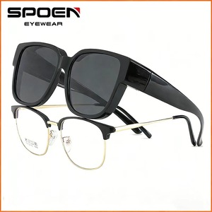แว่นกันแดด SPOEN ทรงสี่เหลี่ยมโพลาไรซ์ UV400 แบบเต็มขอบแฟชั่นสำหรับขับรถแบบไม่จำกัดเพศ - Product Image 1