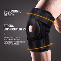 Genouillère de sport avec support à ressort double face, protection articulaire de compression unisexe pour la course à pied, le cyclisme, la randonnée, soulagement de la douleur