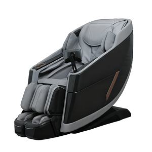 Heißer Verkauf: Luxuriöser elektrischer 4D Zero-Gravity-Ganzkörper-Shiatsu-Massagesessel mit Luftdruck und SL-Track – Weiß & Orange – Großhandel - Product Image 6