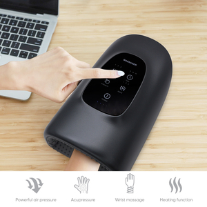 Mini rodillo de acupresión inalámbrico para terapia Digital, masajeador de sueño Flexible para Palma, masajeador de mano para muñeca con masaje de calor - Product Image 4