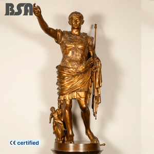 Grandes figurines en bronze coulé Gaius <span class=keywords><strong>Julius</strong></span> Caesar Statue en bronze Décoration de jardin extérieur - Product Image 1