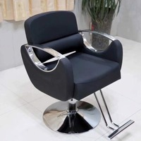 Mobilier commercial de haute qualité direct d'usine maquillage cuir de beauté coiffure coiffure coupe de cheveux salon de coiffure chaise de barbier