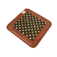 Tapis de siège chauffant en pierre de tourmaline de jade naturelle infrarouge lointain