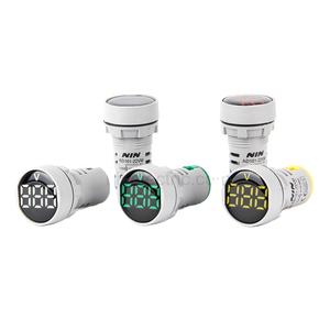 22 мм Мини Круглый тестер высокого напряжения дисплей вольтметр Индикатор с цифровым измерителем напряжения - Product Image 3