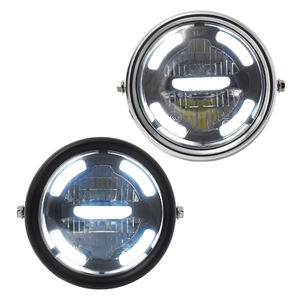 <span class=keywords><strong>Faro</strong></span> de motocicleta 12V 40W 7 pulgadas <span class=keywords><strong>redondo</strong></span> LED proyector <span class=keywords><strong>faro</strong></span> aluminio negro ajuste Universal haz alto/bajo - Product Image 6