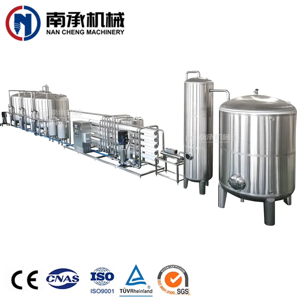 Large Speed 2000 - 20000 LPH Water Treatment System / Reserve osmosis system / Well Water Treatment Equipment