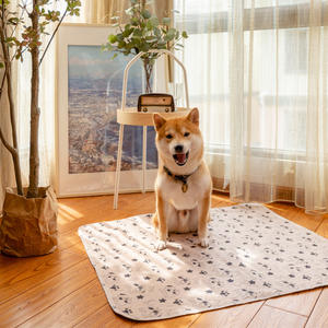 卸売ペットおしっこパッド超吸収防水犬パッド再利用可能なペットトレーニングパッド - Product Image 4