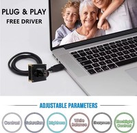 Module de caméra ELP 2.3MP USB 3.0 à obturateur global, haute vitesse 1200P 120FPS 720P 200FPS avec objectif sans distorsion pour vision industrielle