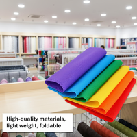 Bolsas de Compras Reutilizables de Tela No Tejida Marca Jinlong al por Mayor, Bolsas Promocionales para Ropa, Reciclables y Ecológicas, Personalizables
