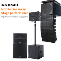 MORIN LA-4.2 Enceintes subwoofer toutes alimentées au néodyme 2000w mini système de son actif pour l'ensemble de haut-parleurs de réseau de ligne d'église