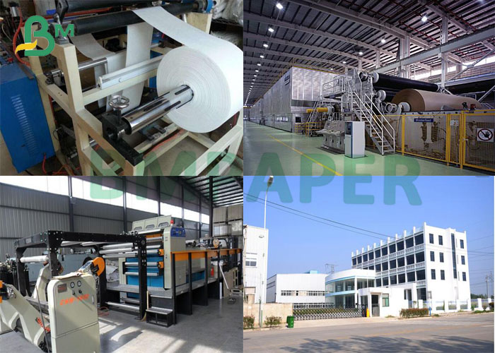 Ivory SBS Paper Board , One Side Coated White Paper 350gsm 375gsm 70cm X 100cm