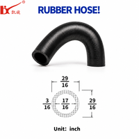 Tuyau coudé en silicone à 45 degrés pour tuyau d'air de suralimentation d'intercooler, tuyau turbo en silicone renforcé de fibres résistant à la chaleur, noir