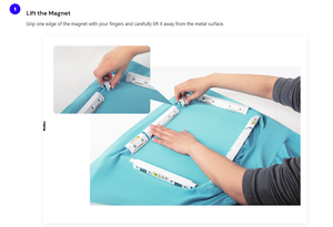 ห่วงปักแม่เหล็ก PRMS360 ขนาด 200x360 มม. 7.87"x14" โครงปักแม่เหล็กแรงสูงสำหรับเครื่องปัก Brother PR655 รุ่นเชิงพาณิชย์ - Product Image 6