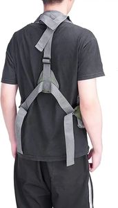 Chalecos de Pesca para Hombre con Espalda de Malla y Correa Ajustable en la Cintura, Porta Cañas de Pescar, Múltiples Bolsillos, Transpirable, Chaleco de Combate para Exteriores - Product Image 5