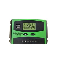 Système d'énergie solaire domestique, régulateur de charge solaire, pwm, 12V, 24V, 20A, 30A, livraison gratuite