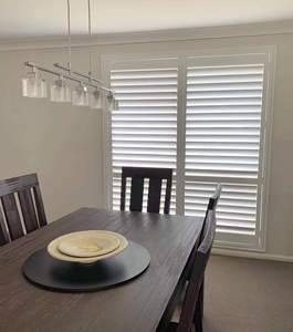 Volets de fenêtre en <span class=keywords><strong>bois</strong></span> de style australien, européen et américain, couleur blanche, volets de fenêtre de style plantation - Product Image 2