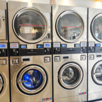 Large Capacity Stack Washer Dryer 27kg Commercial Stacked Washer Dryer Machine for High Volume Laundry Workload