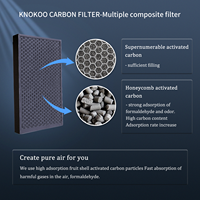 Purificateur de fumée laser KNOKOO FES150S 100W avec moteur, filtre HEPA, 14 pré-filtres, extracteur de fumée mobile pour usage industriel - Nouveau