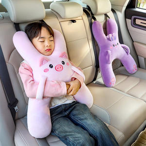 Almohada para la cabeza y el cuello del <span class=keywords><strong>coche</strong></span> de larga distancia, cojín para asiento trasero para <span class=keywords><strong>niños</strong></span> y almohada con ventilación, siesta suave de dibujos animados con comodidad - Product Image 4