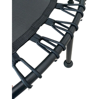 Directo de fábrica al por menor 1,2 plegable trampolín redondo en forma de T ajuste manejado cama de salto regalo de Navidad Fitness trampolín