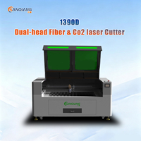 Machine de découpe laser double fibre et CO2 Sanqiang 1390 pour métaux et non-métaux, acrylique, cuir, bois et tissu