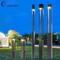 Lampe de décoration de rue 3m en fonte d'aluminium, poteau de jardin extérieur, poteau de grille, lampe de poteau d'éclairage