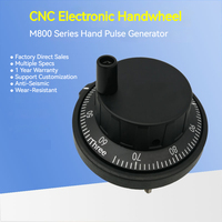 Volante CNC de 80mm de diámetro, 24V, 100PPR, generador de pulso Manual, colgante MPG para sistemas Fanuc Siemens Mitsubishi Fagor GSK