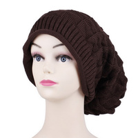 Gorro de Punto Holgado Unisex, Gorro de Invierno Cálido, Gorro de Pelo Largo, Gorro de Pelo Largo para Rastas