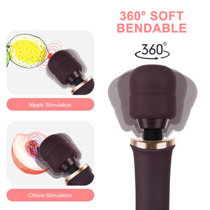 Poderoso AV Wand <span class=keywords><strong>Massager</strong></span> Vibrador Clitoris Estimulador Forte Vibração Silicone Feminino Adulto Sexo Brinquedo para Mulheres - Product Image 2