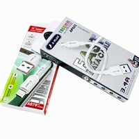 Boîtes d'emballage en papier pour câbles USB, prix d'usine personnalisé, vente en gros, impression de boîtes d'emballage pour câbles de données