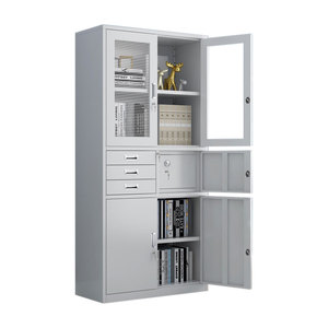 Tài Liệu Bí Mật Ẩn Hộp Kính Cửa Có Thể Khóa Luật Sư Đồ Nội Thất Nhà Lưu Trữ Văn Phòng Thép 3 Ngăn Kéo Kim Loại An Toàn Trong Một Tập Tin Tủ - Product Image 1