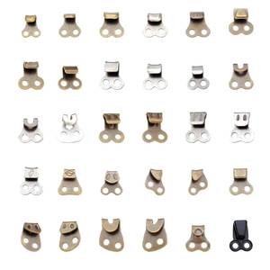 Doubl quick-rlas sholac accssoris, button sho lathr bag DIY rivt <b>tool</b>, silvr brass <b>hook</b>, T-ring, mtal ylt - Product Image 2