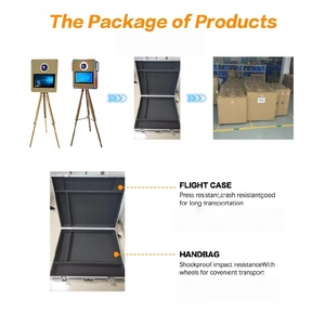 GT GT-1 Nguồn cung cấp bên SLR DSLR 12.9inch iPad Máy ảnh photo Booth đám cưới tổ chức sự kiện nhôm trường hợp Bluetooth/Wi-Fi ma thuật gương 2 năm - Product Image 4