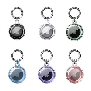 Étui de protection transparent pour AirTag housse de protection de traqueur de positionnement étanche pour Airtag 2 avec porte-clés Anti-perte - Product Image 6