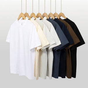 เสื้อยืดผู้ชายสีขาวเรียบๆ ขายส่ง สไตล์ลำลอง ใส่สบายๆ ทุกวัน แฟชั่นสตรีท - Product Image 1