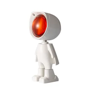 Mini Robot Sunset Red Lamp Rgb Color Touch Control 360 Degree Night Light Astronaut Sunset Projection Led Table Lamp