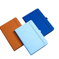Carnet de notes thermique A7 en cuir PU avec logo personnalisé, couverture rigide, élastique, mini journal de voyage, bloc-notes, cadeau promotionnel