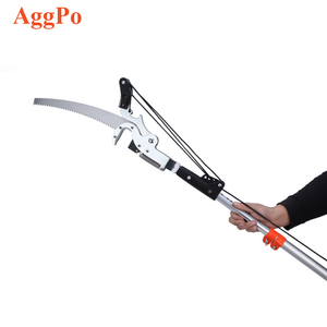 Sierra de poste manual, hoja de podadora de árboles extensible y tijeras, podadora de ramas largas retráctil para patio trasero y jardín - Product Image 1