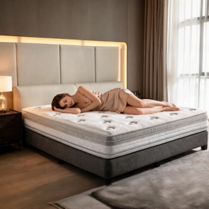Durable Premium Border Support Pocket Spring Mattress High Resilience <b>Foam</b> Orthopedic King Size for Online Selling - Product Image 2