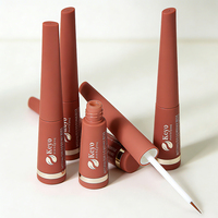 Tube d'eye-liner en plastique noir et blanc métallisé personnalisé de 6 ml, flacon de sérum pour la croissance des cils, conteneur de conditionneur liquide pour cils – Offre Spéciale
