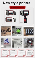 Nouveau style d'imprimante à écran tactile portable TIJ à jet d'encre en métal QR Code imprimante usine pour l'impression sur bois