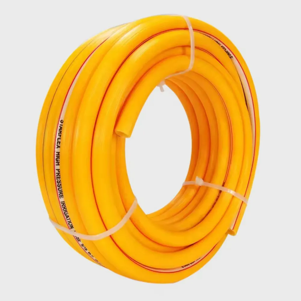 Agriculture flexible PVC braided reinforced spray water fire air pipe high pressure Plastic korea spray hose 1/4 5/8 inch