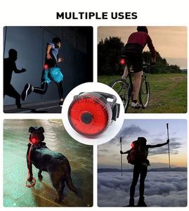 Mini Luz Trasera LED para Bicicleta, Recargable por USB, Resistente al Agua IPX4, Luz de Advertencia de Seguridad para Ciclismo, Lámpara Trasera para Casco - Product Image 5