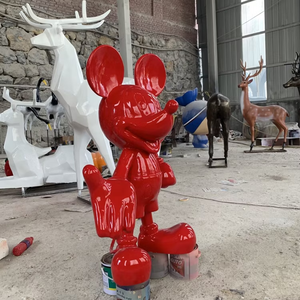 Escultura <span class=keywords><strong>de</strong></span> Ratón <span class=keywords><strong>de</strong></span> Arte <span class=keywords><strong>Pop</strong></span> Personalizada, Estatua <span class=keywords><strong>de</strong></span> <span class=keywords><strong>Mickey</strong></span> <span class=keywords><strong>de</strong></span> Fibra <span class=keywords><strong>de</strong></span> Vidrio, Escultura <span class=keywords><strong>de</strong></span> Resina <span class=keywords><strong>de</strong></span> Dibujos Animados para Jardín - Product Image 6
