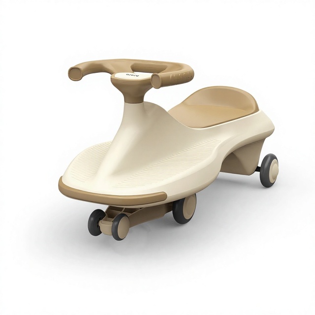 Arolo Kids Wiggle Car Ride on Toy With PU Flash Wheels for Boys and Girls Indoor Outdoor