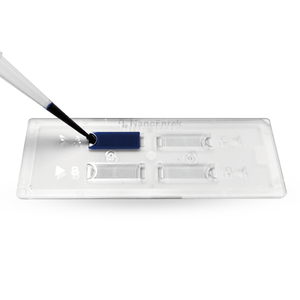 Hemocitómetro desechable de 4 canales Nanoentek C-Chip, diaplasa de cámara 4 en 1, 50 diaplasas/caja, sin cubierta ni lavado, para análisis en paralelo - Product Image 1