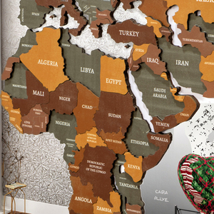 Quy Mô Lớn 3D Bản Đồ Thế Giới Bằng Gỗ Tường Nghệ Thuật Sáng Tạo Khắc Quà Tặng Cho Nhà Bếp Văn Phòng Gỗ Thủ Công Mỹ Nghệ Hộp Gỗ & Tường Dấu Hiệu - Product Image 5