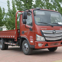 Meilleur camion cargo moderne 4x2 Foton neuf, moteur diesel Cummins, caméra arrière – pour livraison utilitaire, camion plateau