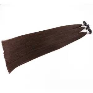 Top selling meche 100 virgin remy brazilian human hair u tip hair extensions