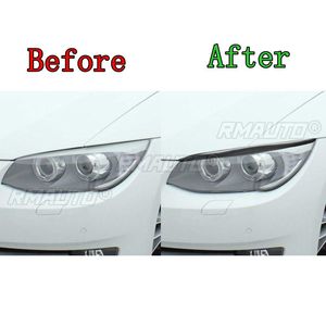 ฝาครอบตกแต่งคิ้วไฟหน้าคาร์บอนไฟเบอร์ 2 ชิ้น สำหรับ BMW E92 E93 ซีรีส์ 3 คูเป้ E92 M3 คูเป้ ปี 2006-2012 - Product Image 5
